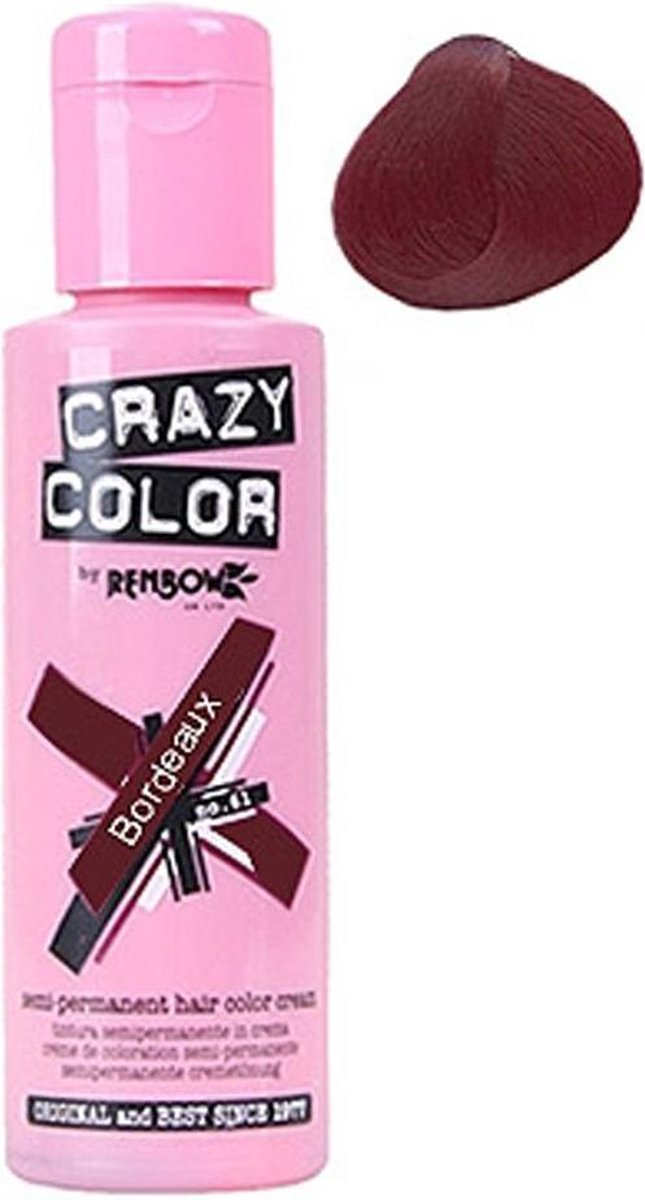 Crazy Color Bordeaux 100ml - Haarverf