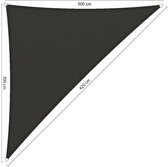 Shadow Comfort® Driehoek 90° schaduwdoeken waterafstotend - UV Bestendig - Zonnedoek - 300 x300 x 420 CM - Warm Grey
