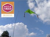 Kite Finder - Strand Vlieger - vind je ouders op het strand terug - Groen