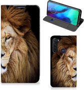 Stand Case Motorola Moto G Pro Smart Cover Hoesje Leeuw