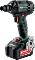 Metabo SSW 18 LTX 300 BL 18V Li-ion Accu slagmoersleutel set (2x 5.2Ah accu) in Koffer - 300Nm - 1/2"" - koolborstelloos