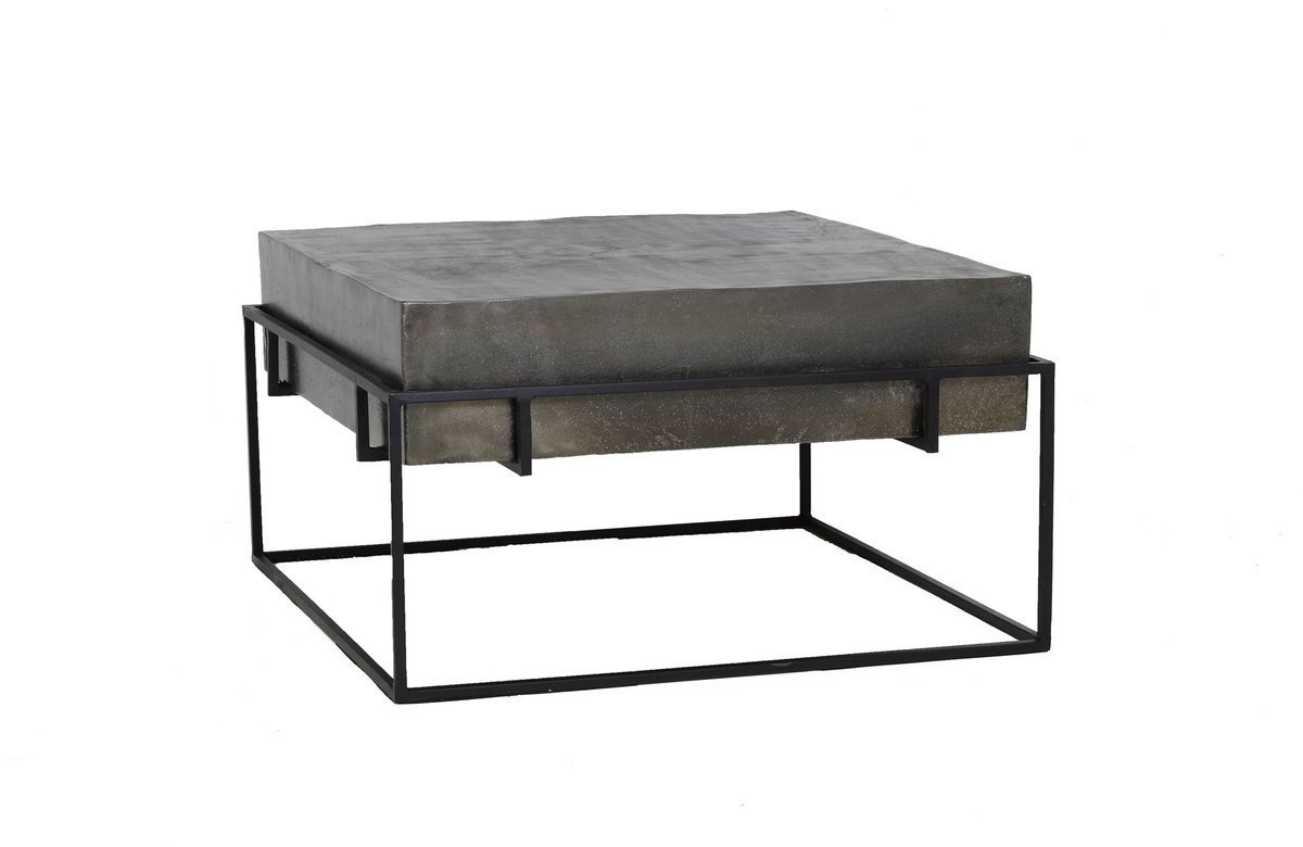 Salontafel CALERA - antiek lood