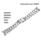 Oyster Horlogeband voor de SEIKO Diver SKX007, SKX009, SKX01, SRPD, 7001, 7002 etc 22mm band aanzet Bandje - Horlogebandje RVS316l | Bandaanzet | Pasen |