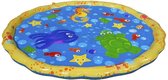 Waterspeelmat rond met sproeirand Ø137cm, opblaasbaar, waterspeelgoed, waterfontijn, Watersproeier, kinderspeelgoed