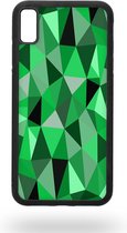 Green triangles Telefoonhoesje - Apple iPhone Xs Max