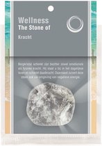 The stone of Kracht (Bergkristal) - wit / transparant