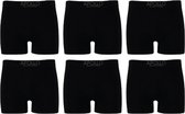 Boxershort heren - Heren ondergoed - Boxershorts jongens - Naadloos - Zwart - Maat M - 6 stuks