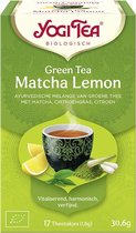Yogi Tea Green Tea Matcha Lemon Voordeelverpakking - 6 pakjes van 17 theezakjes