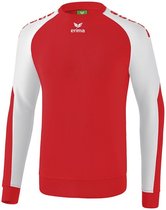 Erima Essential 5-C Sweatshirt Rood-Wit Maat L