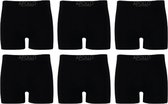 Boxershort heren - Heren ondergoed - Boxershorts jongens - Naadloos - Zwart - Maat XL - 6 stuks