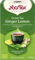 Yogi Tea Green Tea Ginger Lemon - tray: 6 stuks