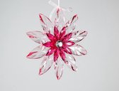 Raamhanger Tiffany Stijl bloem rose 24 cm raamdecoratie