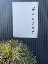 Tuinposter Geniet