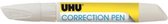 UHU - Correctiepen - Klein en Handig - Sneldrogend - Wit - 2 x 8ml