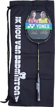 Yonex outdoor badmintonset - 2 Carbonex 6000N - Mavis 300 geel in opbergtas