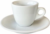 Espresso Kopje - Espresso kopjes met schotel - Espressokopjes - Espresso - Porselein - Wit - 50ml