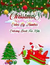 Christmas Color By Number Coloring Book For Kids