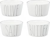 Bastion Collections - Set tapas - Salt, Butter, Olive, Oil - Grijs