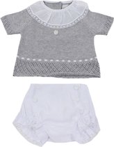 Dr. Kid, newborn baby klassieke kledingset, shirt en bloomer, korte mouwen