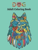 Dog Adult Coloring Book