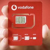 Vodafone Prepaid simkaart - 25% extra beltegoed bij eerste opwaardering