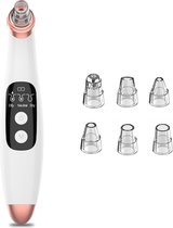 YONO Blackhead Remover Vacuüm – Mee Eters Verwijderen – Pore Cleaner – 6 Opzetstukken – Wit