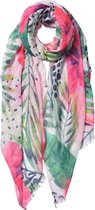 Clayre & Eef sjaal 70x180cm meerkleurig