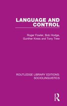 Routledge Library Editions: Sociolinguistics- Language and Control