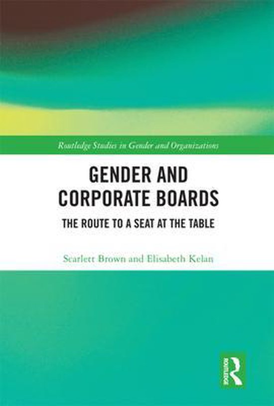 Gender and Corporate Boards 9781138652446 Scarlett Brown Boeken
