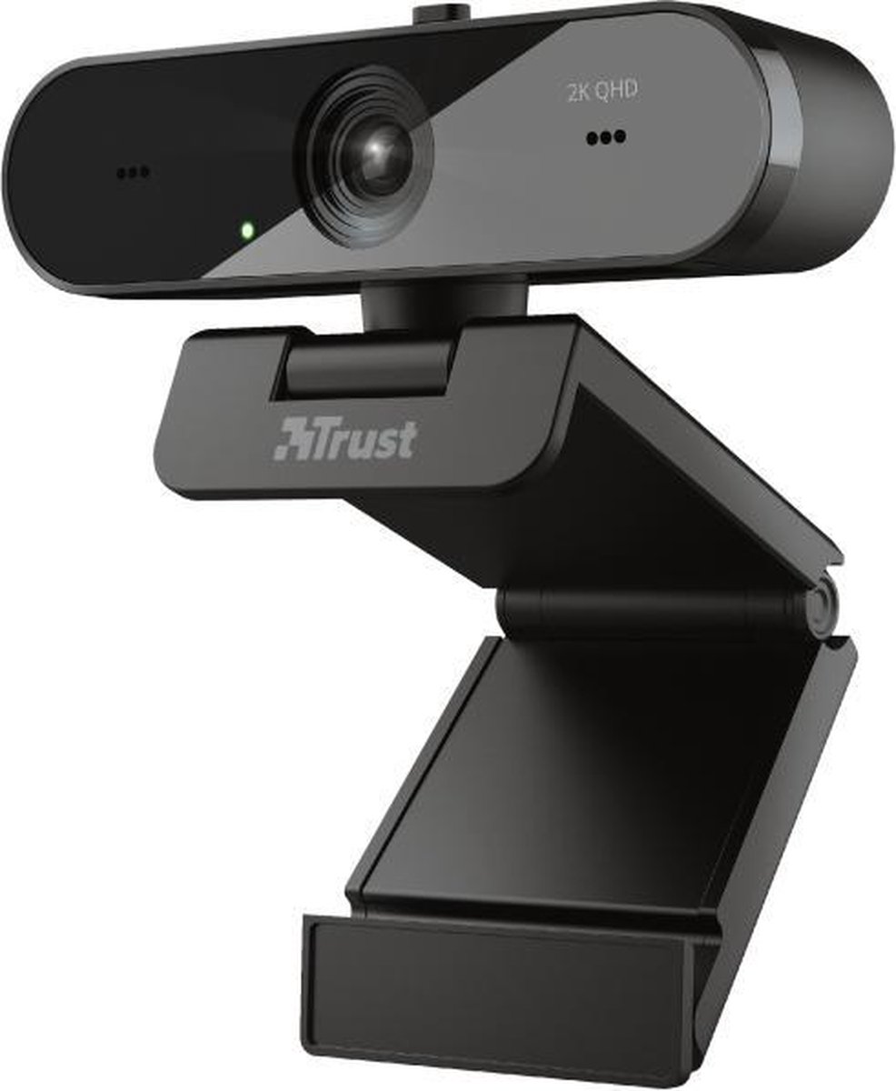 Trust Taxon - QHD 2K Webcam met dubbele microfoons - Autofocus - Zwart