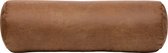 WOOOD Spool Rolkussen - recycle leer - Cognac - 20x20x61