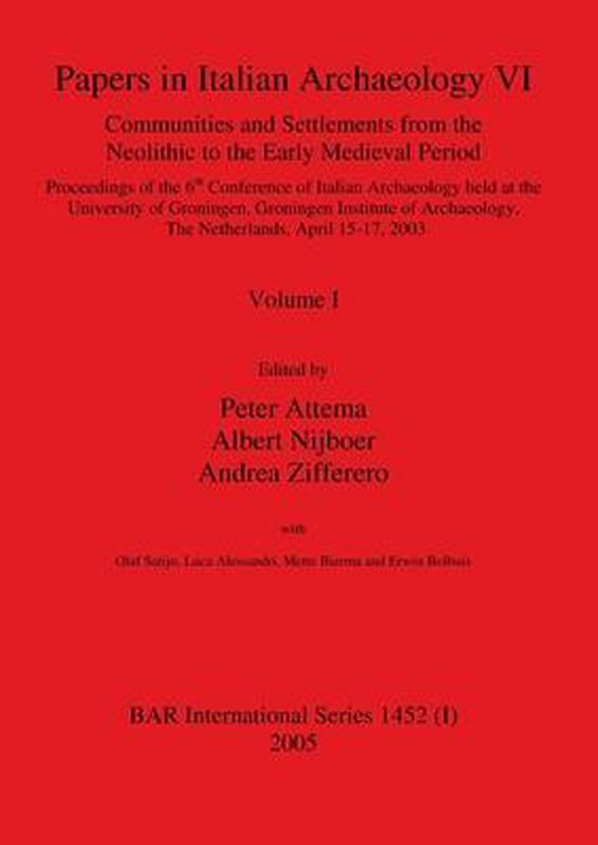 BAR International- Papers in Italian Archaeology VI - cover