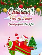 Christmas Color By Number Coloring Book For Kids