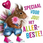 Wenskaart Dierenmanieren Speciaal voor jou! Het allerbeste!