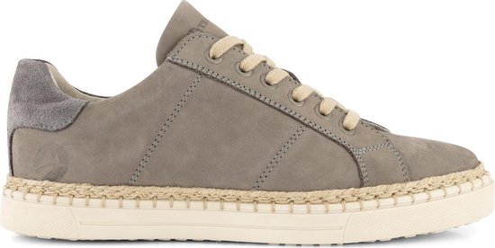 Travelin'Caen - Sneaker d'été en cuir pour femme - Cuir Grijs - Taille 38