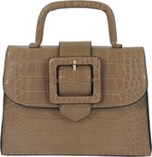 Mini-hand/crossbodytasje Flora & Co beige taupe