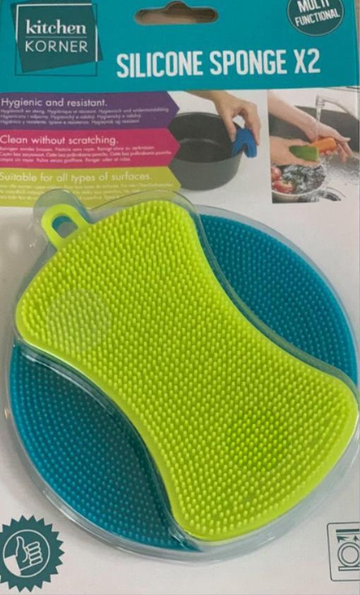 Kitchen Corner Siliconen Spons