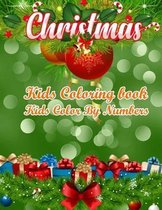 Christmas Kids Coloring Book Kids Color By Numbers