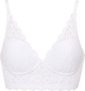 Maidenform Casual Comfort Convertible Bralette Vrouwen Beha - White - Maat 85D