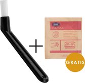 Zetgroep borstel + gratis cafiza - Groepenborstel - Reinigingsborstel - barista-accessoires - barista tools - thuis barista