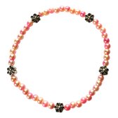 Enkelbandje-Roze-Bloempje- 17 cm- 6 jaar-Charme Bijoux