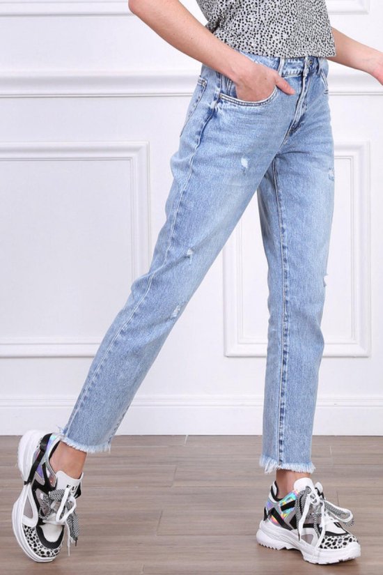Toxik3 hoge taille mom fit jeans |