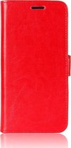 OPPO Reno 4 Hoesje - Mobigear - Wallet Serie - Kunstlederen Bookcase - Rood - Hoesje Geschikt Voor OPPO Reno 4