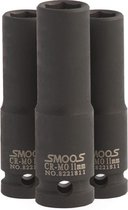 Smoos® Lange krachtdop 20 mm 3/8 opname - 3 stuks