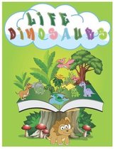 Livre de coloriages dinosaures pour Enfants de 4 à 8 ans - grand format: Pour les explorateurs en herbe et amoureux des dinosaures -: 8.5 x 11 po