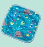 Cheeky Wipes Minky wasbare baby doekjes van bamboe - 25 stuks - Walvis print