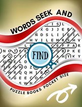 Words Seek And Find Puzzle Books Pocket Size: Brain Games Variety Puzzles For Mental Strength, Go Games Super Colossal Book Of Word Search 365 Great P