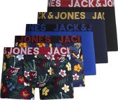 JACK&JONES ACCESSORIES JACPRINTED TRUNKS 5 PACK Heren Onderbroek - Maat XXL