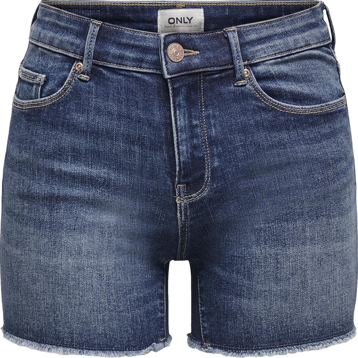 ONLY ONLBLUSH MID SK DNM SHORTS NOOS Dames Jeans - Maat M op Prijzenvolger.com