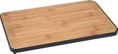 Cosy & Trendy Kaas/broodplank - Met Metalen Frame - Bamboe - 36x22,5xh2,5cm en Yourkitchen E-kookboek - Heerlijke Smulrecepten